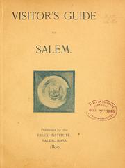 Visitor's guide to Salem