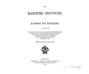 The Maritime Provinces, a handbook for travellers