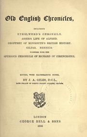 Six old English chronicles, of which two are now first translated from the monkish Latin originals