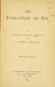 The evolution of sex