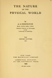 The Nature of the Physical World