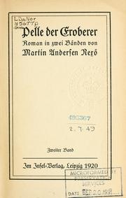 Pelle erobreren ...: roman