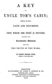 Key to Uncle Tom's cabin