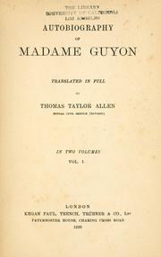 Autobiography of Madame Guyon