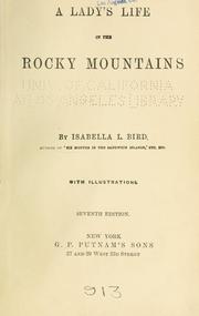 A lady's life in the Rocky Mountains