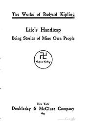 Life's handicap, being stories of mine own people