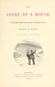 Histoire d'une maison