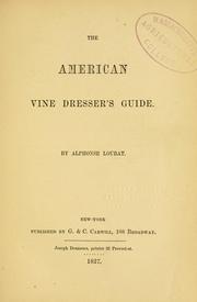 The American vine dresser's guide