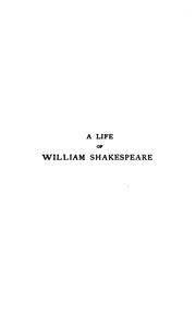 A life of William Shakespeare
