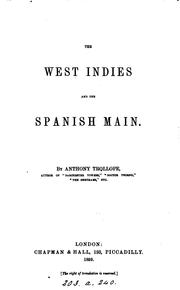 The West Indies and the Spanish Main