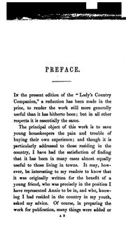 The lady's country companion