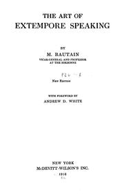 Étude sur l'art de parler en public