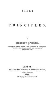 First principles