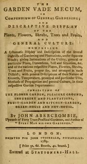 Every man his own gardener