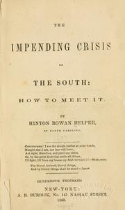The impending crisis of the South: how to meet it