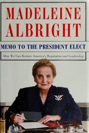 Memo to the President elect