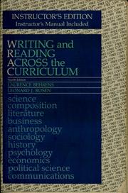 Writing and Reading Across the Curriculum