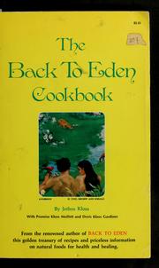 The back to Eden cookbook