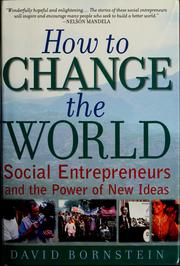 How to change the world