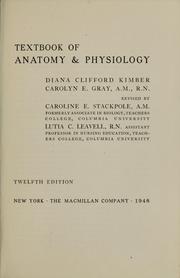 Textbook of anatomy and physiology
