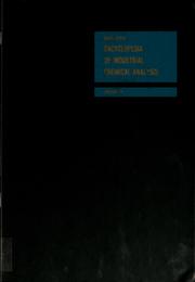 Encyclopaedia of Industrial Chemical Analysis