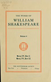 Plays (King Henry IV. Part 1 / King Henry IV. Part 2)