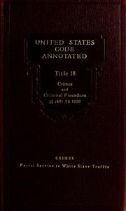 Laws, etc. (U.S. code annotated