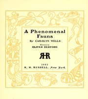 A Phenomenal fauna
