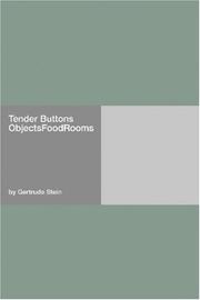 Tender Buttons