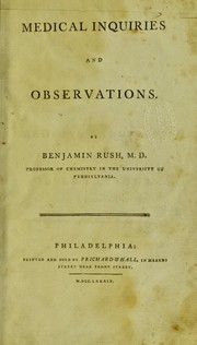 Medical inquiries and observations