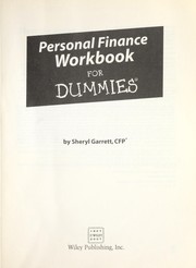 Personal finance workbook for dummies