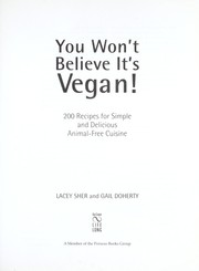 You won't believe it's vegan!