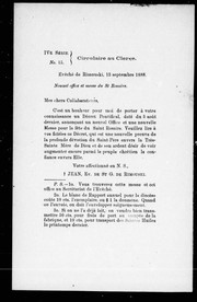 Circulaire au clergé
