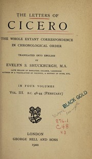Letters of Cicero