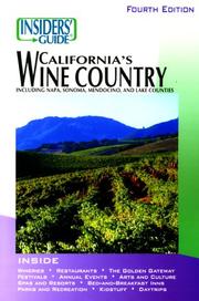 Insiders' guide California's wine country