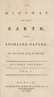 An history of the earth, and animated nature
