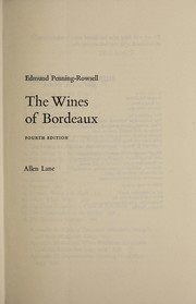 The wines of Bordeaux