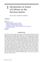 Coffee, tea, chocolate, and the brain