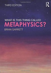 What is this thing called Metaphysics?