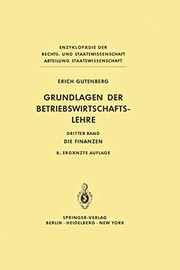 Grundlagen der Betriebswirtschaftslehre