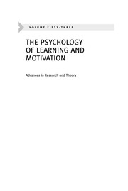 The psychology of learning and motivation