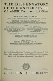 The dispensatory of the United States of America